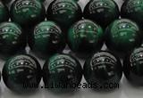 CTE1424 15.5 inches 12mm round green tiger eye beads wholesale