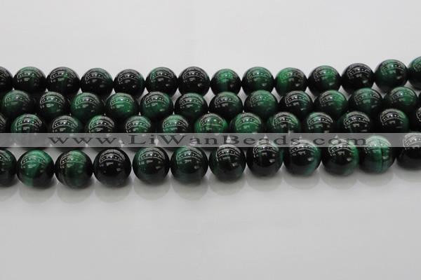 CTE1426 15.5 inches 16mm round green tiger eye beads wholesale