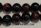 CTE149 15.5 inches 12mm round colorful tiger eye beads wholesale