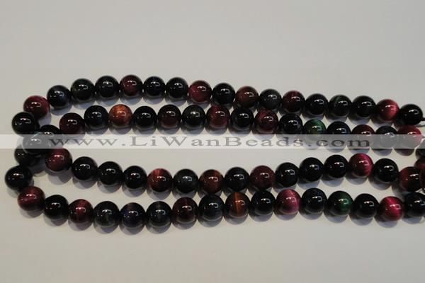 CTE149 15.5 inches 12mm round colorful tiger eye beads wholesale