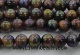 CTE1500 15.5 inches 4mm round AB-color yellow tiger eye beads