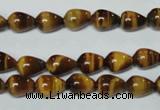 CTE151 15.5 inches 6*9mm teardrop yellow tiger eye gemstone beads