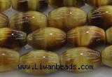 CTE1517 15.5 inches 10*14mm rice golden tiger eye beads wholesale