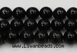 CTE1600 15.5 inches 4mm round AB grade black tiger eye beads