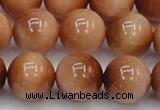 CTE1655 15.5 inches 14mm round sun orange tiger eye beads