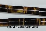 CTE166 15.5 inches 10*20mm column yellow tiger eye gemstone beads