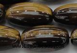 CTE1705 15.5 inches 16*30mm rice yellow tiger eye beads