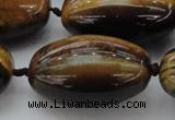 CTE1706 15.5 inches 22*35mm rice yellow tiger eye beads