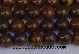 CTE1781 15.5 inches 6mm round yellow iron tiger beads wholesale