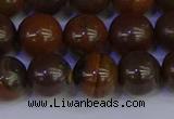 CTE1784 15.5 inches 12mm round yellow iron tiger beads wholesale