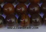 CTE1785 15.5 inches 14mm round yellow iron tiger beads wholesale