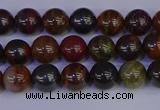 CTE1790 15.5 inches 4mm round red iron tiger beads wholesale