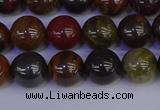 CTE1792 15.5 inches 8mm round red iron tiger beads wholesale