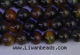 CTE1801 15.5 inches 6mm round blue iron tiger beads wholesale