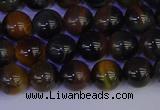 CTE1802 15.5 inches 8mm round blue iron tiger beads wholesale