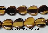 CTE182 15.5 inches 16*16mm heart yellow tiger eye gemstone beads