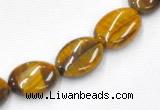 CTE20 15.5 inches oval 13*18mm yellow tiger eye beads Wholesale