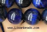 CTE2039 15.5 inches 12mm round blue tiger eye beads wholesale