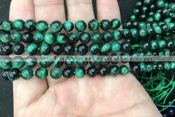 CTE2051 15.5 inches 6mm round green tiger eye beads wholesale