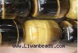 CTE2061 15.5 inches 13*18mm drum yellow tiger eye gemstone beads