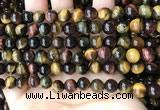 CTE2192 15.5 inches 8mm round mixed tiger eye beads wholesale