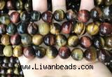 CTE2195 15.5 inches 14mm round mixed tiger eye beads wholesale