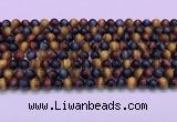 CTE2219 15.5 inches 6mm round colorful tiger eye gemstone beads