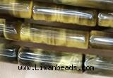 CTE2245 15.5 inches 4*14mm tube yellow tiger eye beads wholesale