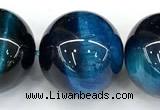 CTE2428 15 inches 14mm round blue tiger eye beads