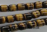 CTE328 15.5 inches 8*10mm drum yellow tiger eye gemstone beads