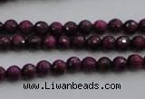 CTE471 15.5 inches 6mm faceted round red tiger eye beads wholesale