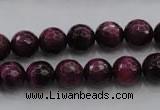 CTE473 15.5 inches 10mm faceted round red tiger eye beads wholesale