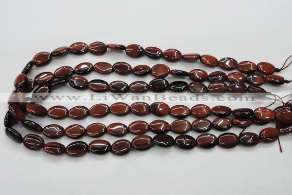 CTE57 15.5 inches 10*14mm oval red tiger eye gemstone beads