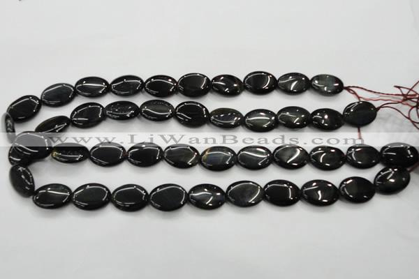 CTE75 15.5 inches 13*18mm oval blue tiger eye gemstone beads