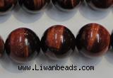 CTE88 15.5 inches 16mm round red tiger eye gemstone beads