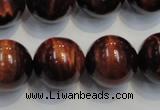 CTE89 15.5 inches 18mm round red tiger eye gemstone beads