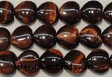 CTE890 15.5 inches 12*12mm heart red tiger eye beads wholesale