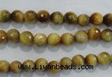 CTE901 15.5 inches 6mm faceted round golden tiger eye beads