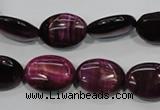 CTE995 15.5 inches 13*18mm oval dyed red tiger eye beads wholesale