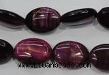 CTE996 15.5 inches 15*20mm oval dyed red tiger eye beads wholesale