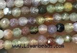 CTG1009 15.5 inches 2mm faceted round tiny Indian agate beads