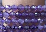 CTG1022 15.5 inches 2mm faceted round tiny amethyst beads