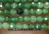 CTG1036 15.5 inches 2mm faceted round tiny African jade beads