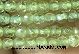 CTG1047 15.5 inches 2mm faceted round tiny peridot gemstone beads