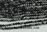 CTG106 15.5 inches 2mm round tiny snowflake obsidian beads wholesale