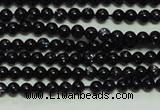 CTG113 15.5 inches 2mm round tiny blue goldstone beads wholesale