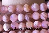 CTG1322 15.5 inches 3mm faceted round rhodochrosite beads wholesale