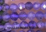 CTG1331 15.5 inches 4mm faceted round iolite beads wholesale