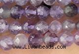 CTG1343 15.5 inches 4mm faceted round amethyst beads wholesale