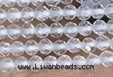 CTG1400 15.5 inches 2mm faceted round white crystal beads wholesale